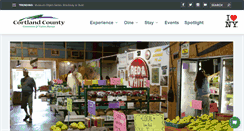 Desktop Screenshot of experiencecortland.com